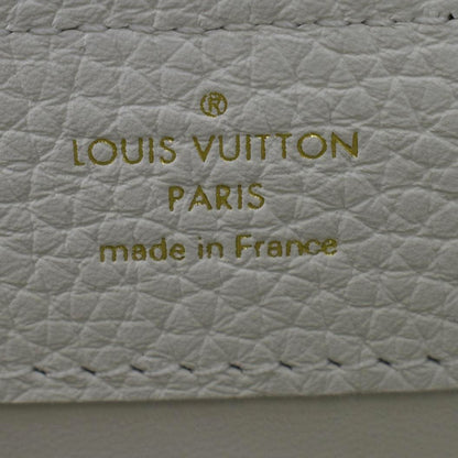 LOUIS VUITTON  Capucine Mini Taurillon Leather Crossbody Bag Snow