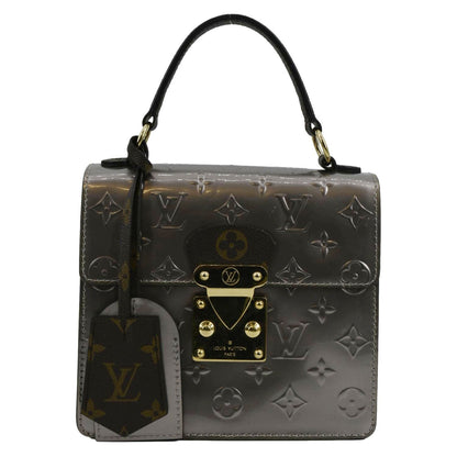 LOUIS VUITTON Spring Street NM Monogram Vernis Crossbody Bag Light Purple