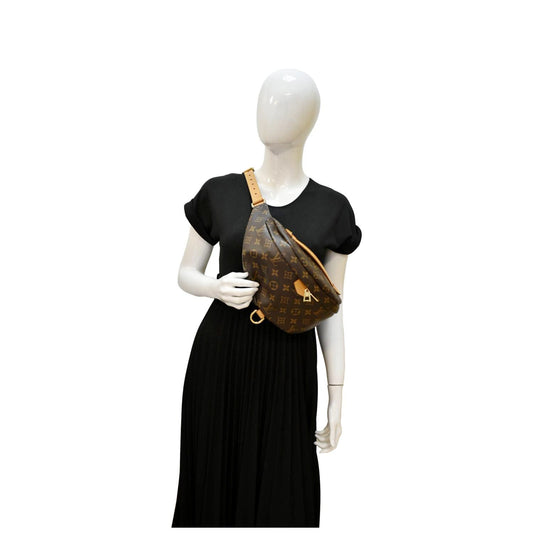LOUIS VUITTON Monogram Canvas Bumbag Brown