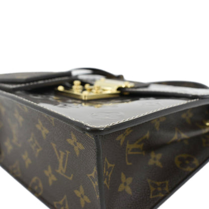 LOUIS VUITTON Spring Street NM Monogram Vernis Crossbody Bag Light Purple