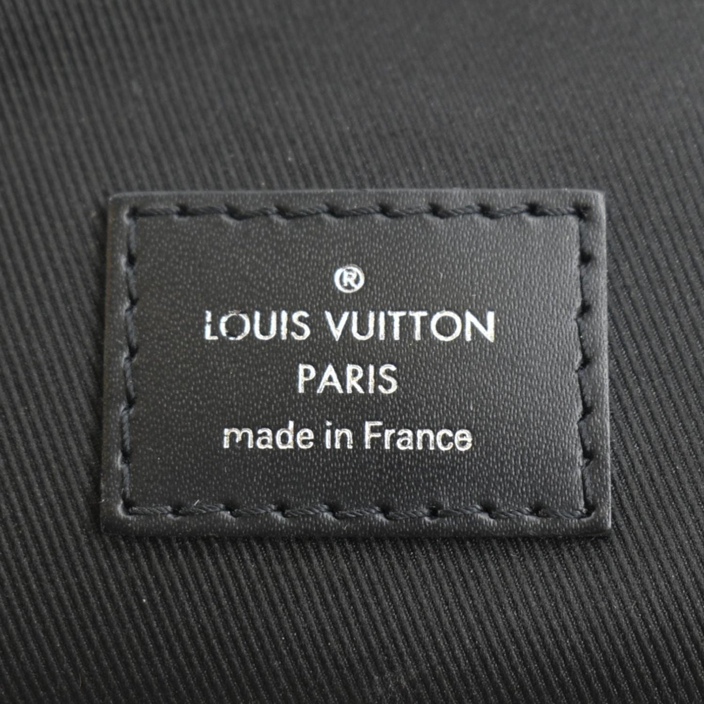LOUIS VUITTON Avenue Sling Damier Graphite Backpack Bag Black