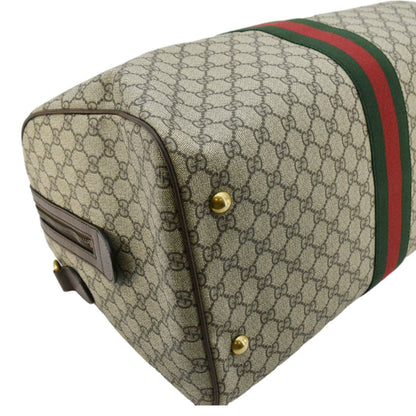 GUCCI Ophidia Carry-on Medium GG Supreme Canvas Duffle Bag Beige 547953