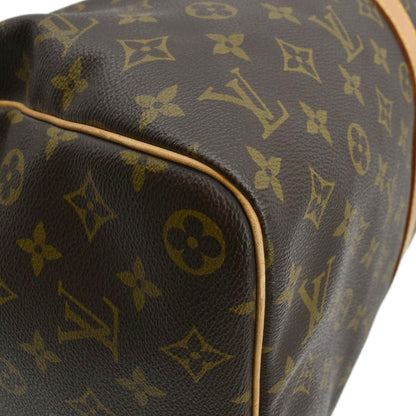 LOUIS VUITTON Keepall 45 Monogram Canvas Travel Bag Brown