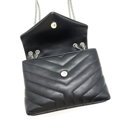 Saint Laurent Small Loulou Bag Black SHW
