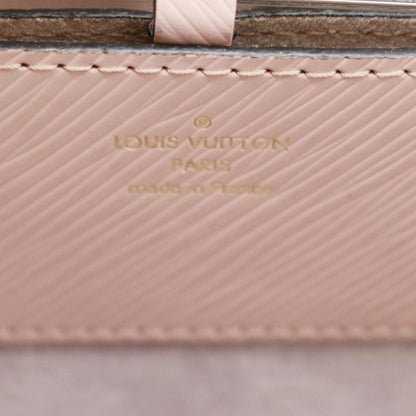 LOUIS VUITTON Twist MM Bloom Flower Epi Leather Chain Shoulder Bag Pink