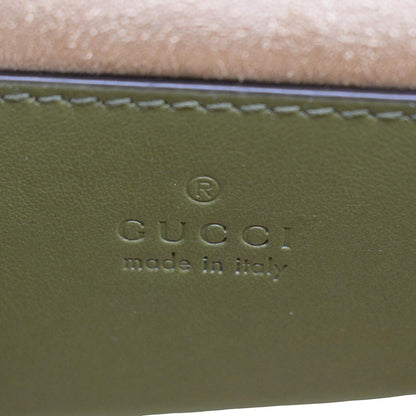 GUCCI GG Marmont Mini Top Handle Crossbody Bag Olive 583571