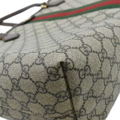 GUCCI Ophidia Medium GG Supreme Canvas Tote Bag Beige 631685