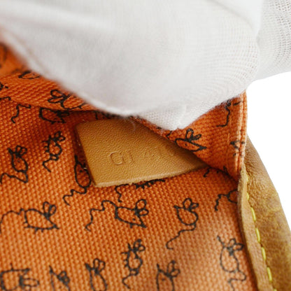 LOUIS VUITTON Neverfull Catogram MM Canvas Tote Bag Orange