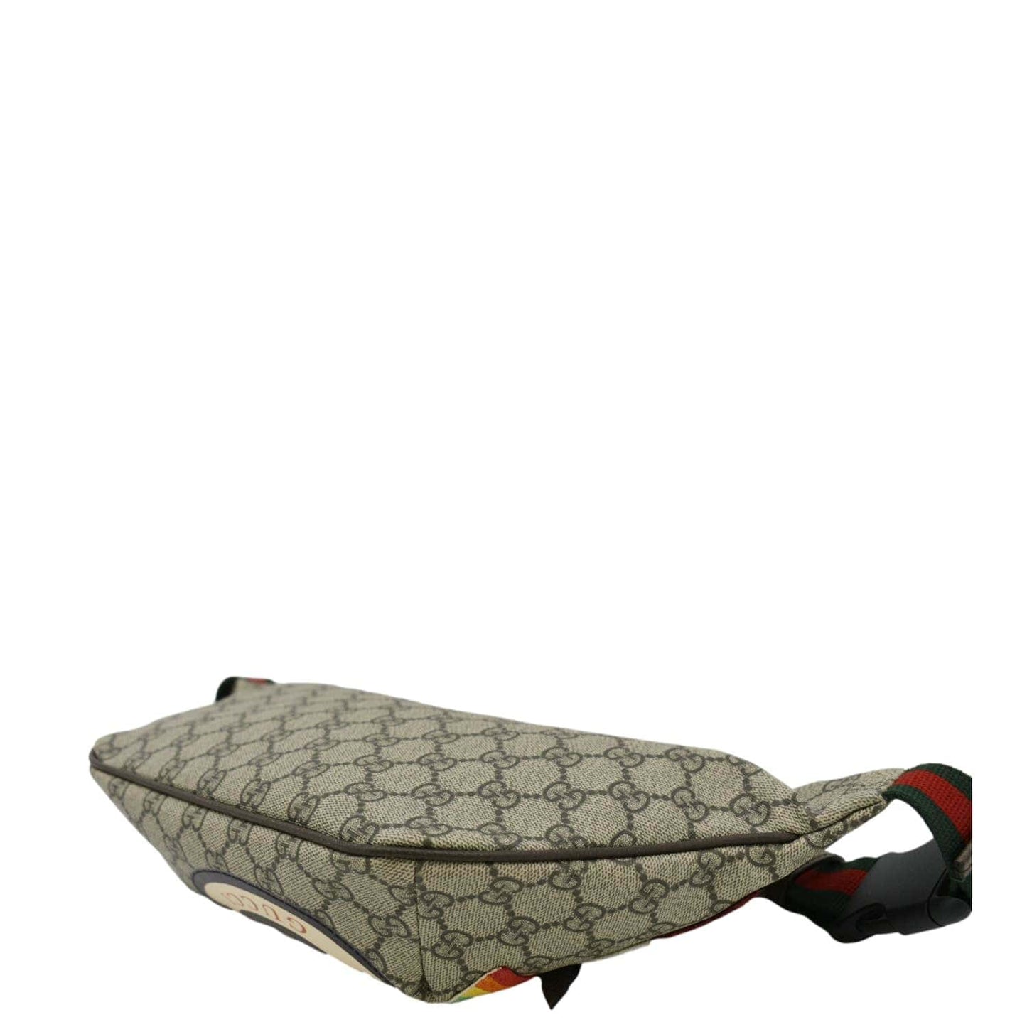 GUCCI Courrier GG Supreme Canvas Belt Bum Bag Beige 529711
