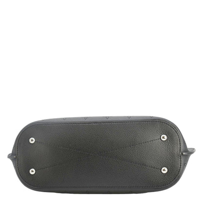 LOUIS VUITTON Girolata Monogram Mahina Leather Shoulder Bag Black