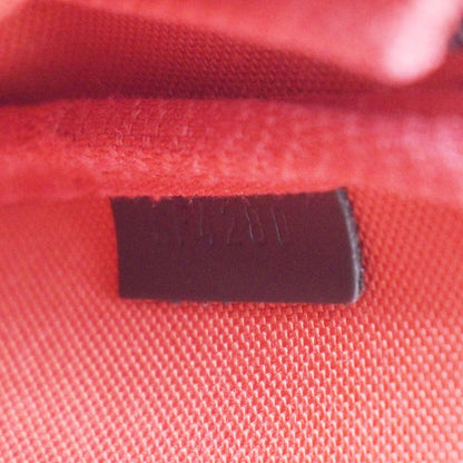 LOUIS VUITTON Mini Pochette Damier Ebene Accessoires Pouch Brown