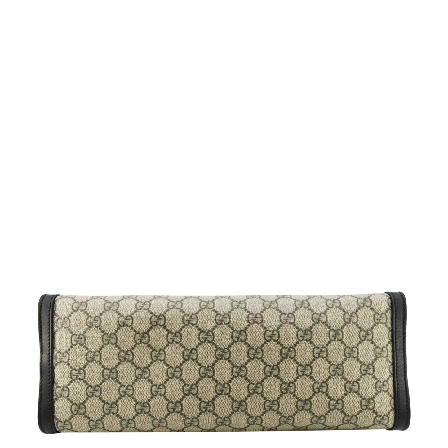 GUCCI Padlock Medium GG Supreme Canvas Shoulder Bag Beige 479197