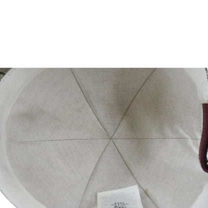 GUCCI Claudia Baseball GG Supreme Flora Canvas Hat Red 58 CM 603986