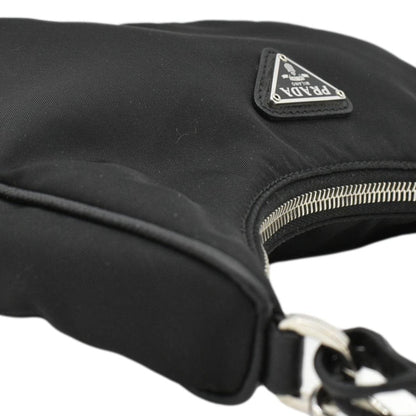 PRADA Re-Edition 2005 Re-Nylon Shoulder Bag Black