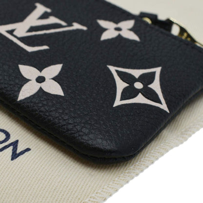 LOUIS VUITTON Pochette Key Cles Giant Monogram Empriente Leather Bicolor