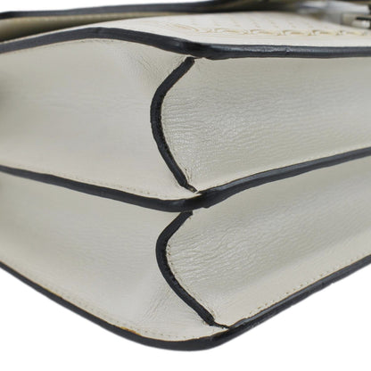 GUCCI X SEGA Dionysus Medium GUCCY Stars Leather Shoulder Bag White 400235