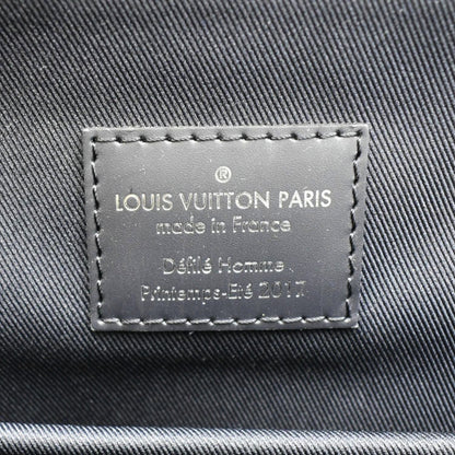 LOUIS VUITTON Steamer Savane Monogram Chapman Canvas Backpack Bag Navy Blue