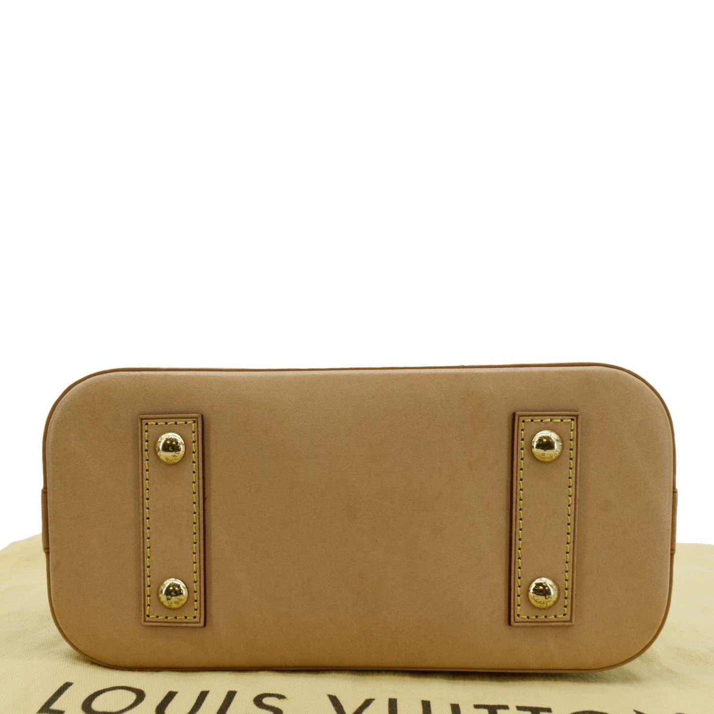 LOUIS VUITTON Alma BB Monogram Canvas Crossbody Bag Brown