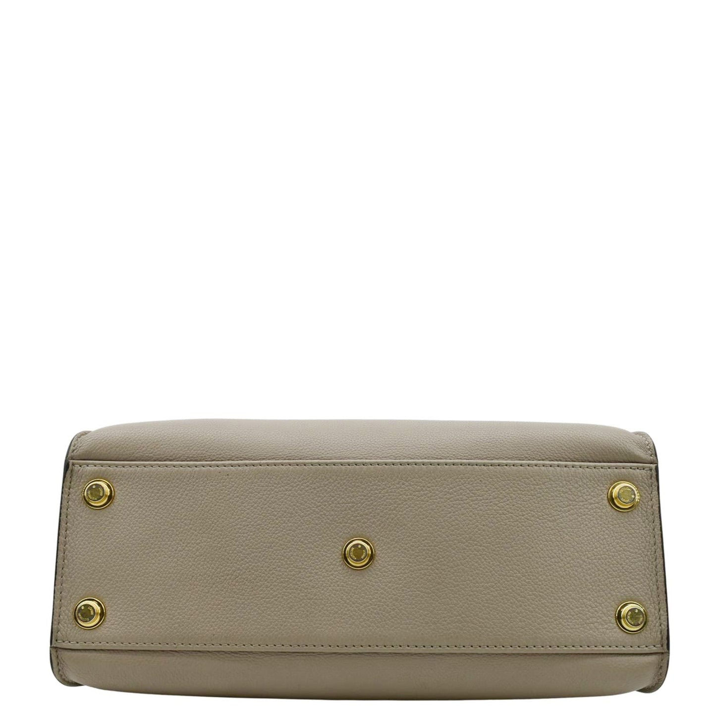 LOUIS VUITTON On My Side MM Leather Shoulder Bag Cream