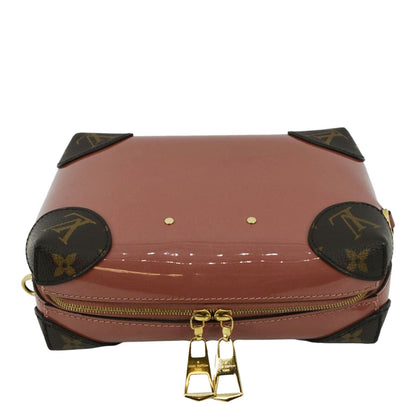 LOUIS VUITTON Venice Monogram Vernis Leather Shoulder Bag Coral