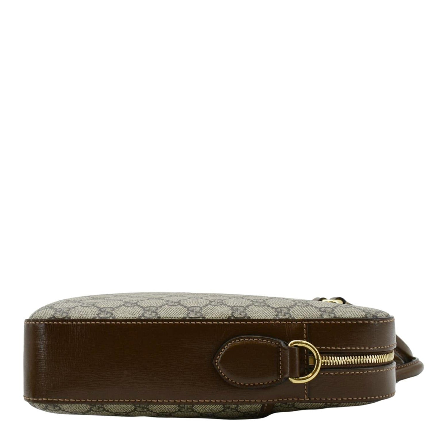 GUCCI Interlocking GG Supreme Canvas Briefcase Shoulder Bag Brown 674140