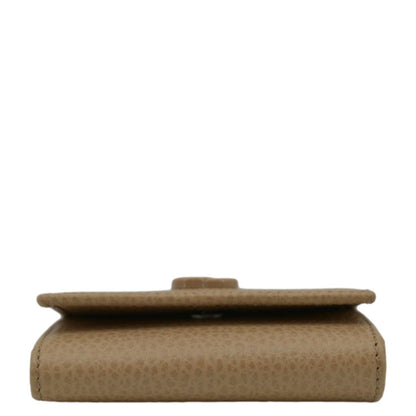 GUCCI Marmont Leather Key Case Light Brown 456118