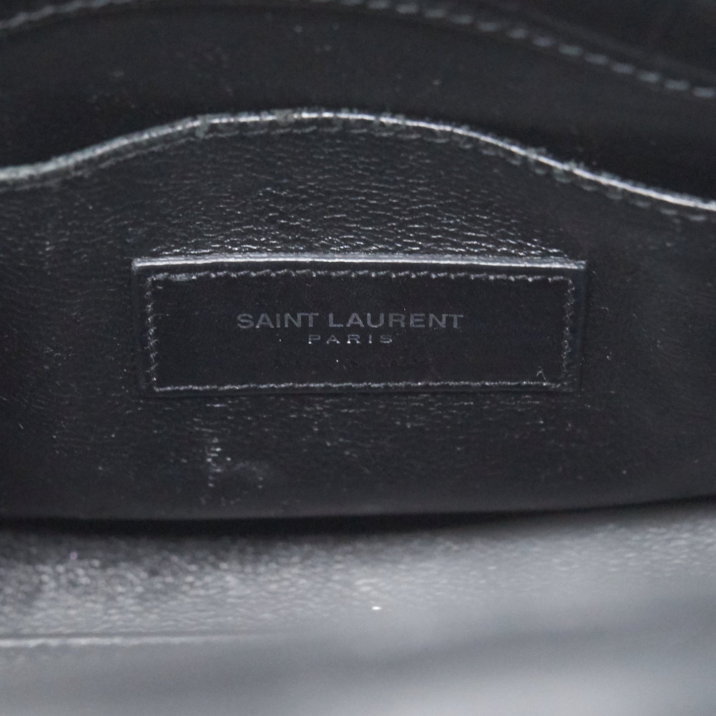 Saint Laurent/YSL Sac de Jour nano Croc Embossed Black SHW
