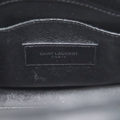 Saint Laurent/YSL Sac de Jour nano Croc Embossed Black SHW