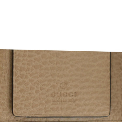 GUCCI Marmont Leather Key Case Light Brown 456118