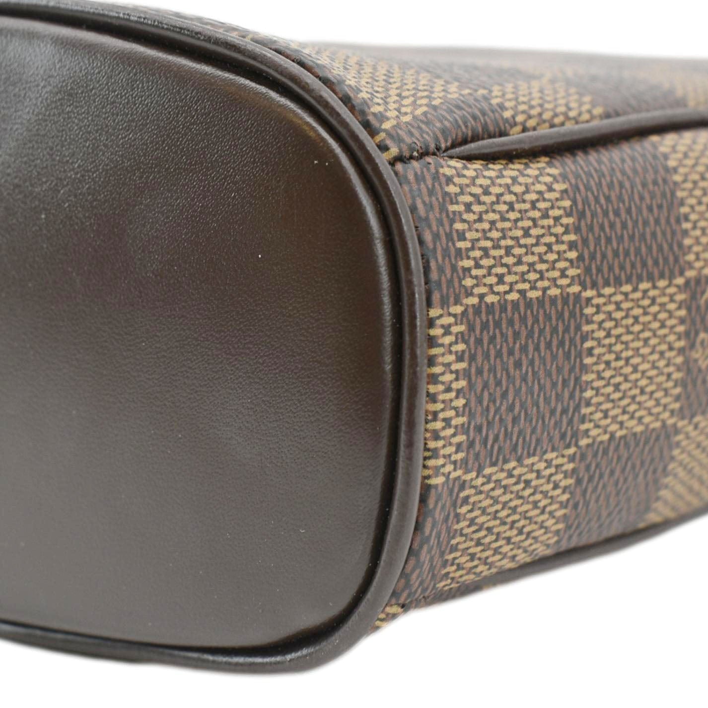 LOUIS VUITTON Ipanema GM Damier Ebene Crossbody Bag Brown
