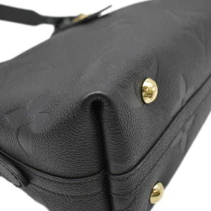 LOUIS VUITTON Carryall PM  Monogram Empreinte Leather Shoulder Bag Black