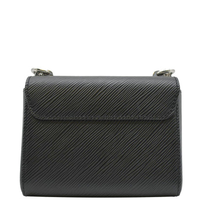 LOUIS VUITTON Mini LV Twist Epi Leather Shoulder Bag Black