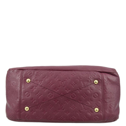 LOUIS VUITTON Artsy MM Empreinte Leather Hobo Bag Raisin