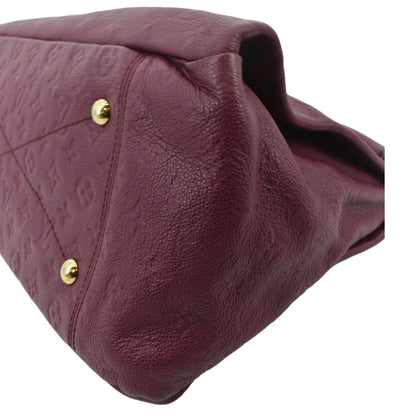 LOUIS VUITTON Artsy MM Empreinte Leather Hobo Bag Raisin
