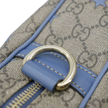 GUCCI GG Supreme Stars Briefcase Bag Beige
