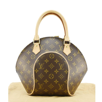 LOUIS VUITTON Ellipse PM Monogram Canvas Satchel Bag Brown