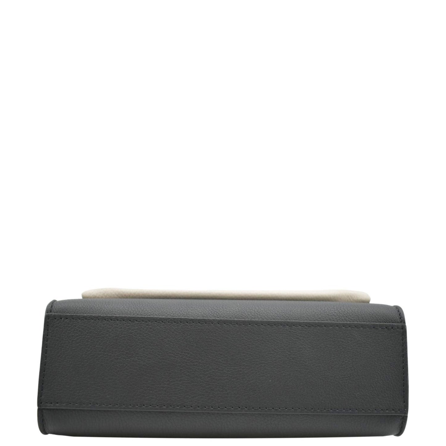 LOUIS VUITTON Mylockme Calf Leather Chain Shoulder Bag Creme