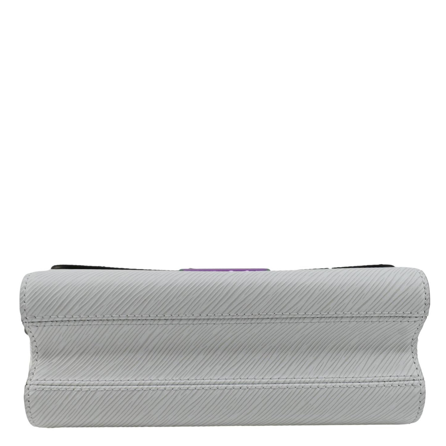 LOUIS VUITTON Twist Epi Leather Crossbody Bag White