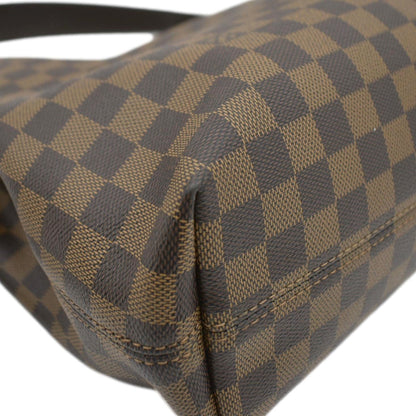 LOUIS VUITTON Graceful PM Damier Ebene Shoulder Bag Brown