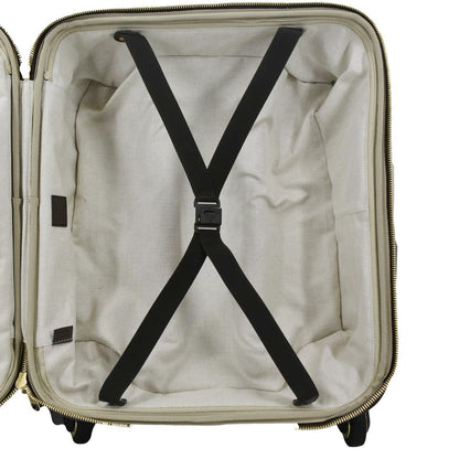 GUCCI Small Cabin Trolley Jumbo GG Supreme Canvas Travel Bag Beige 693646