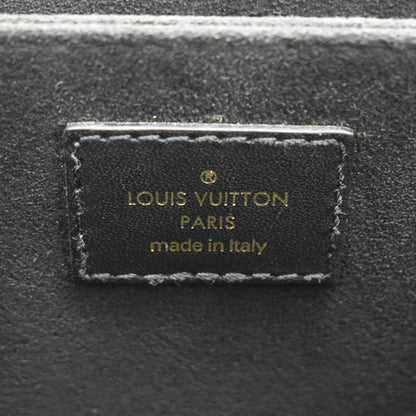 LOUIS VUITTON Very Python Leather Chain Crossbody Bag Black
