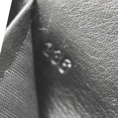 PRADA  Envelope Vitello Leather Wallet Black