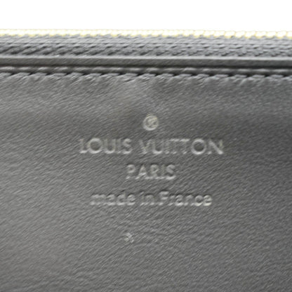 LOUIS VUITTON Capucines Crown Flowers Taurillon Leather Wallet Black