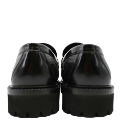 LOUIS VUITTON Major Loafer Damier Graphite Shoes Black US 9