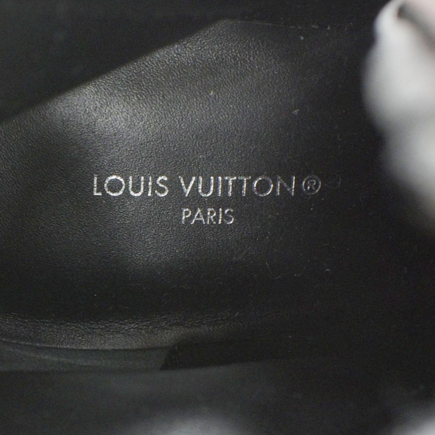 LOUIS VUITTON Star Trail Monogram Canvas Ankle Boot Black 38.5