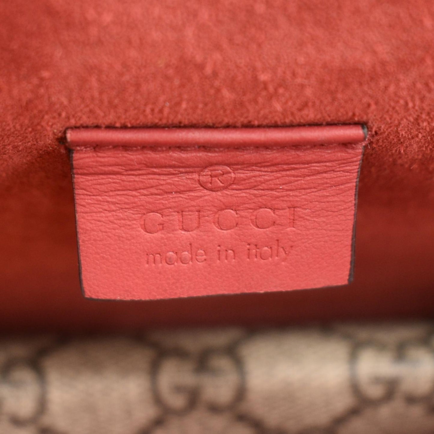 GUCCI Dionysus Small Rectangular GG Supreme Canvas Shoulder Bag Beige 499623