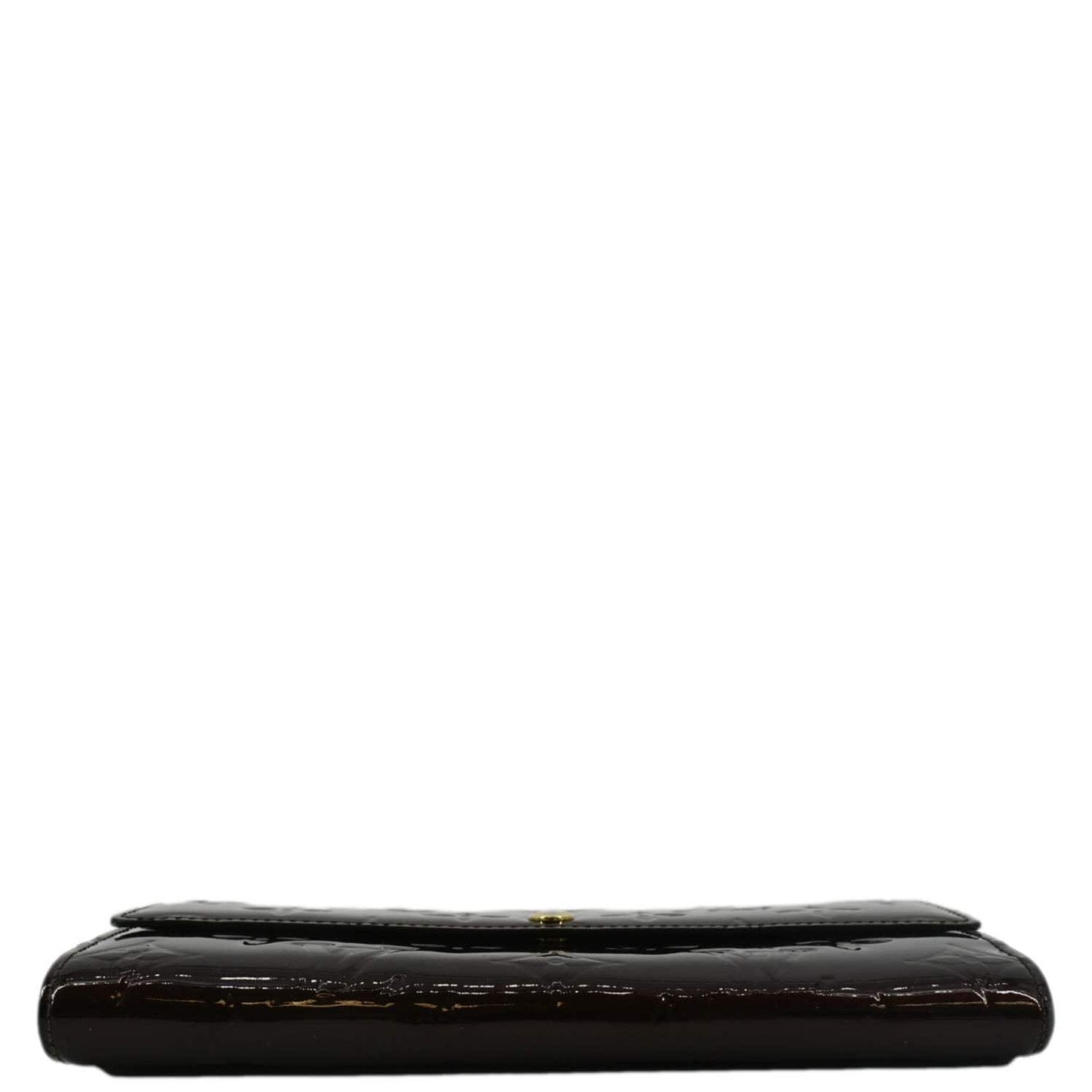 LOUIS VUITTON Sarah Vintage Vernis Leather Wallet Amarante