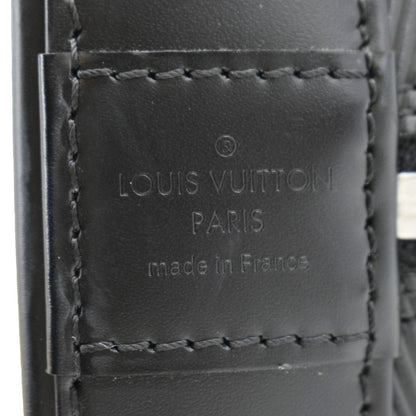 LOUIS VUITTON Alma GM Epi Leather Satchel Bag Black