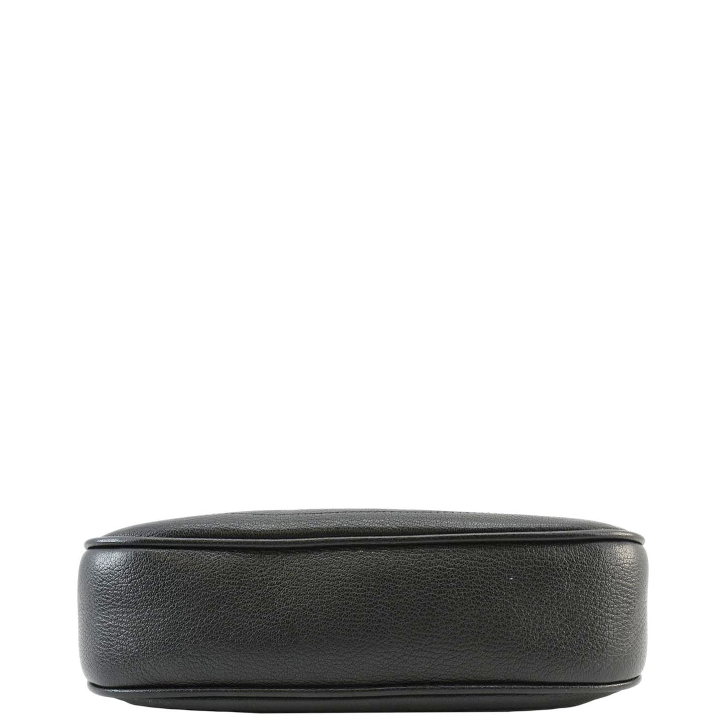 GUCCI Aphrodite Small Leather Shoulder Bag Black 731817