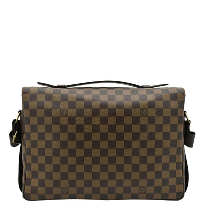 LOUIS VUITTON Broadway Damier Ebene Messenger Bag Brown